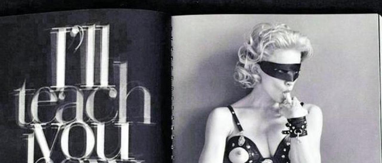 Interior de ‘Sex’, el libro 
erótico que Madonna publicó
 en 1992.  | // LA OPINIÓN