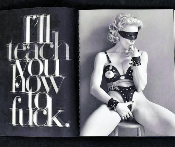 Interior de ‘Sex’, el libro 
erótico que Madonna publicó
 en 1992.  | // LA OPINIÓN