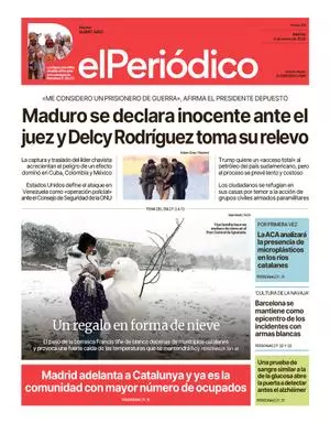 La portada de EL PERIÓDICO del 6 de enero de 2026