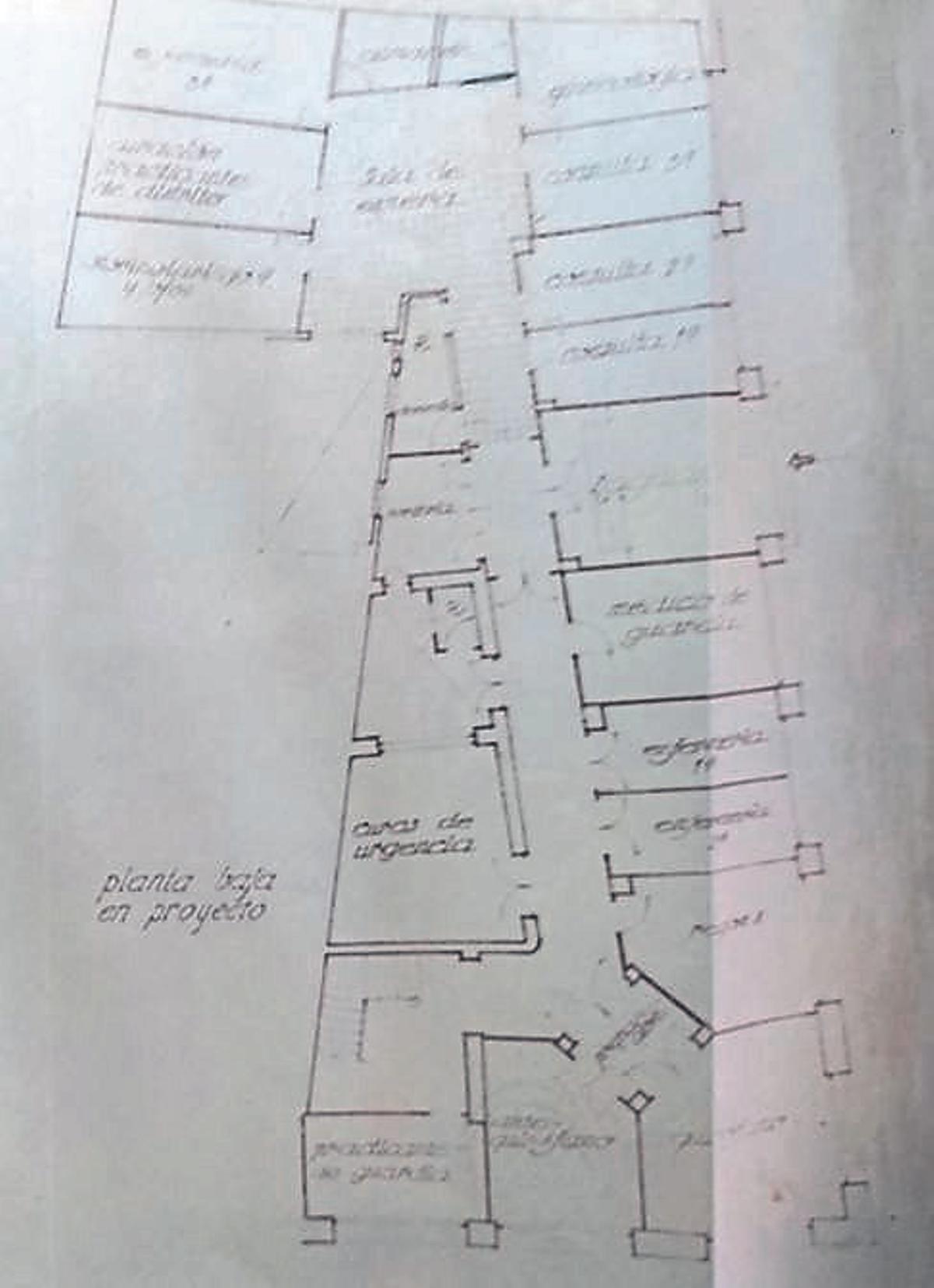 Ampliación de la Casa de Socorro, 1942.