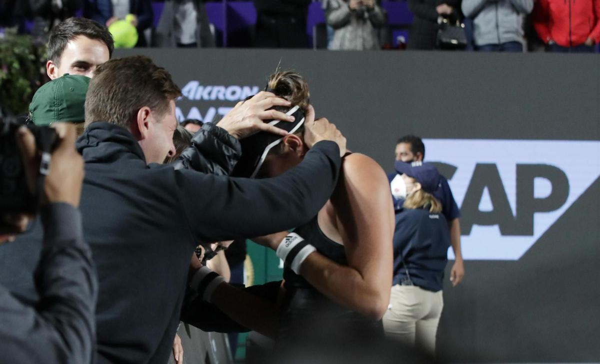 Garbiñe Muguruza, primera española en ganar las WTA Finals