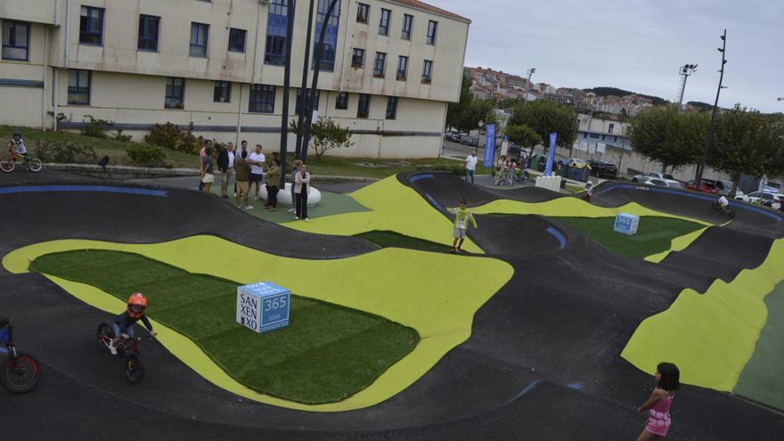 Baltar se convierte en la mayor zona deportiva de Sanxenxo al incorporar la pista de Pump Track