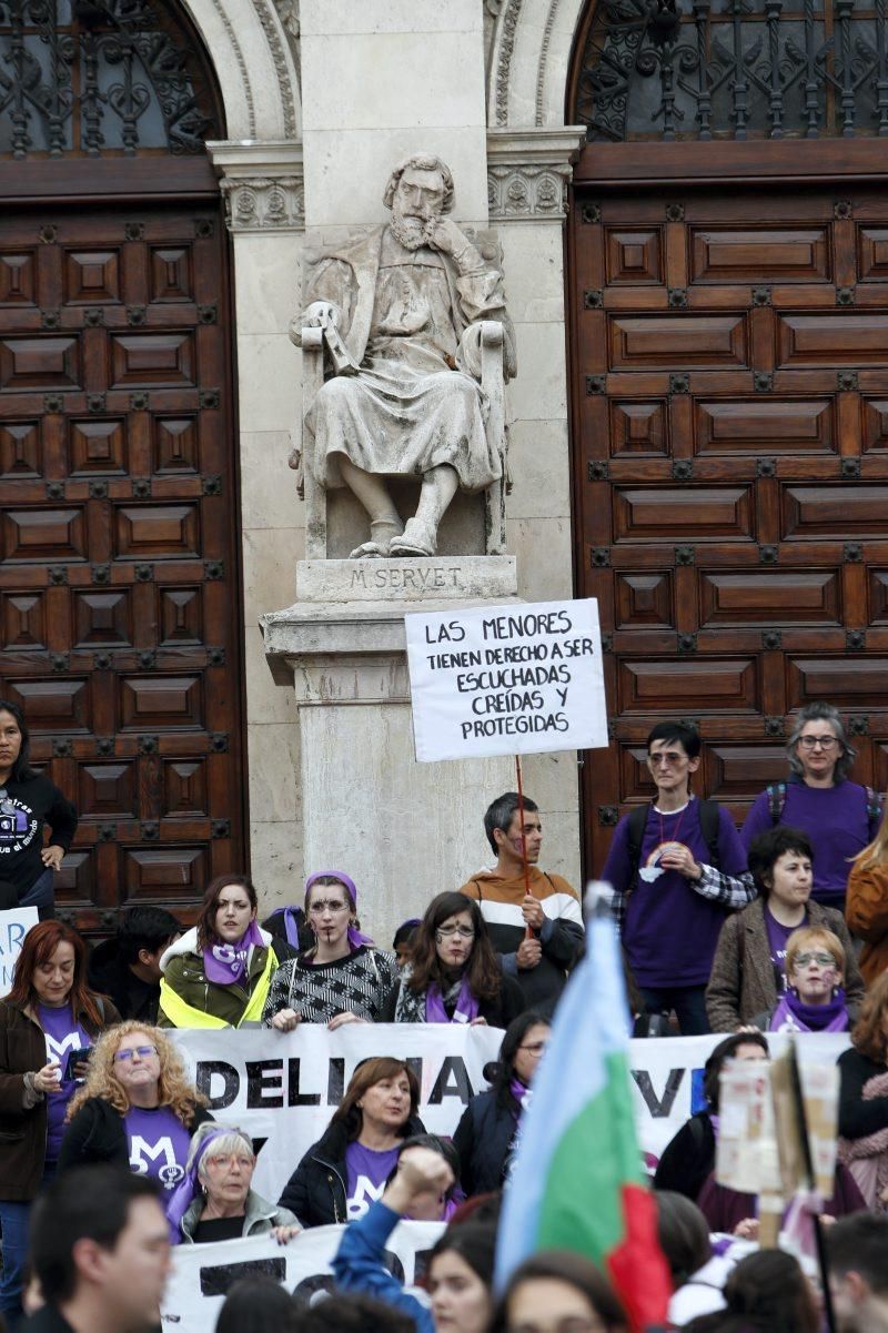 Fotogalería del 8-M en Zaragoza