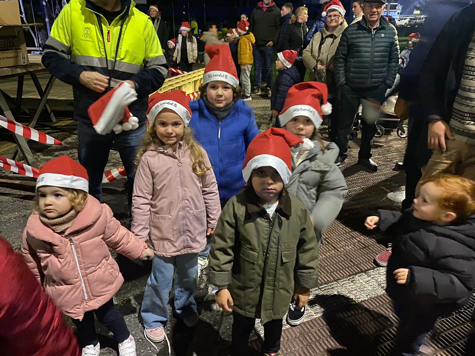 Encendido navideño en Luanco