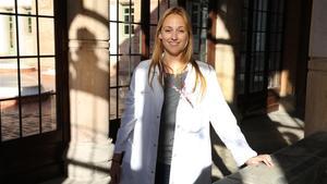 La psiquiatra Aina Fernández Vidal, responsable de la unidad de prevención del suicidio del Hospital de la Santa Creu i Sant Pau.