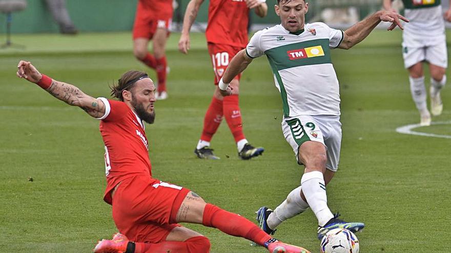 Lucas Boyé, durante el partido frente al Sevilla. | MATÍAS SEGARRA