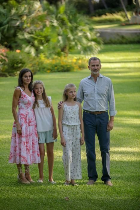 Familienfoto der spanischen Könige auf Mallorca