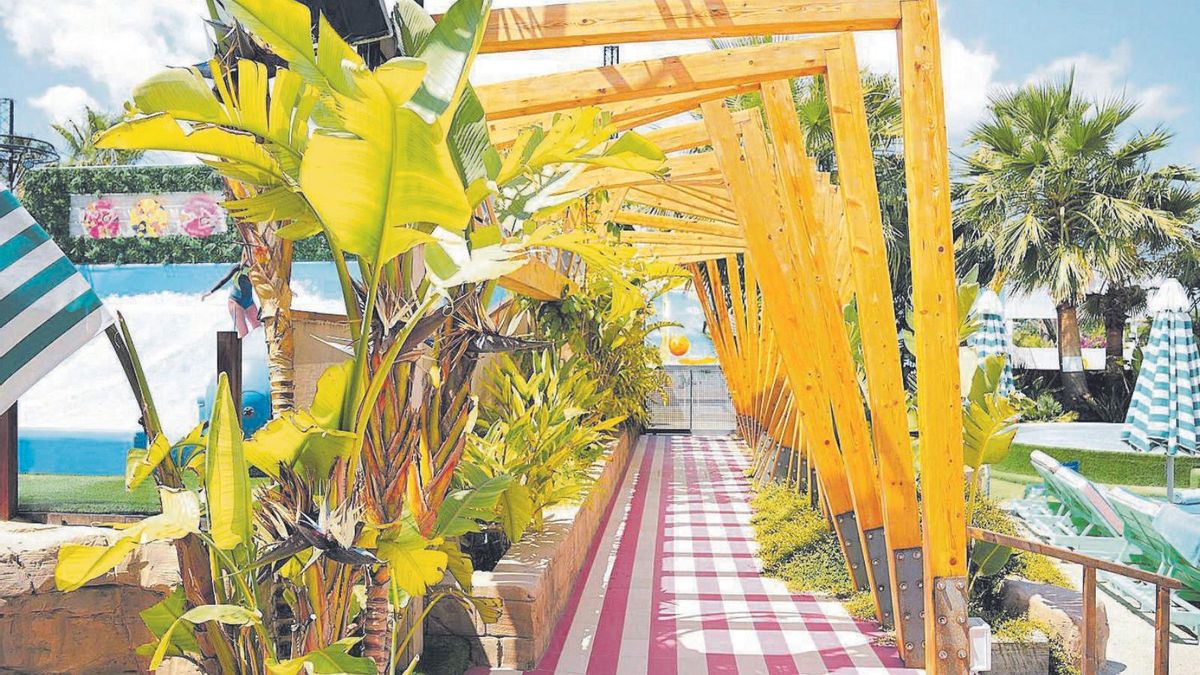 Bam-Bu-Ku ofrece un entorno tropical, perfecto para celebrar actividades de fitness. | BAM-BU-KU