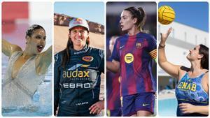 Cuatro referentes del deporte español