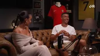 El guiño de Cristiano Ronaldo a Messi que se ha hecho viral: "¿Qué miras bobo?"