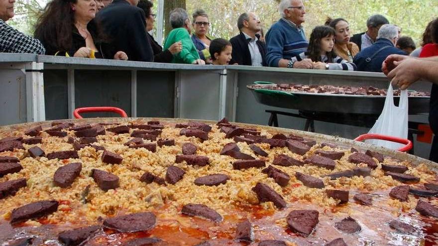 Arroz a la zamorana popular en las fiestas de Olivares.