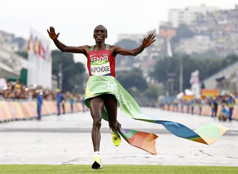 Kipchoge, en el maratón de 2016.