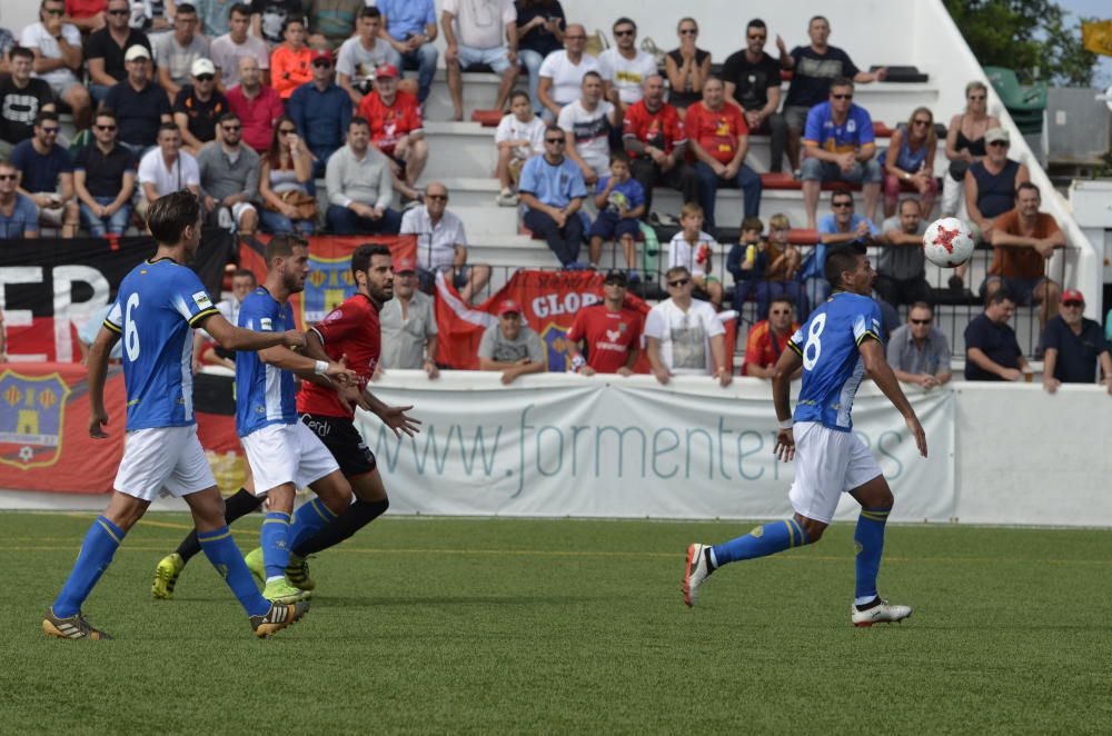 Un remozado Hércules se deja dos puntos en Formentera, pese a adelantarse con un gol de Pedja y mostrar una imagen más compacta