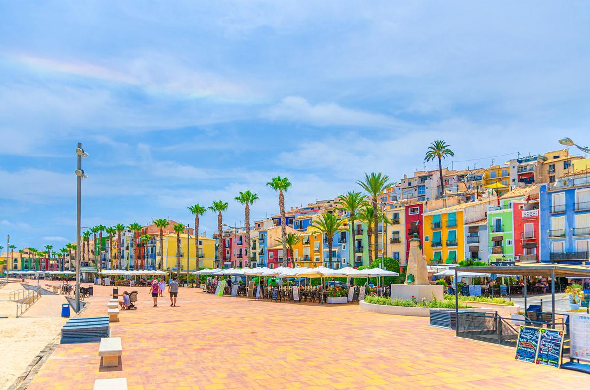Paseo marítimo de Villajoyosa.