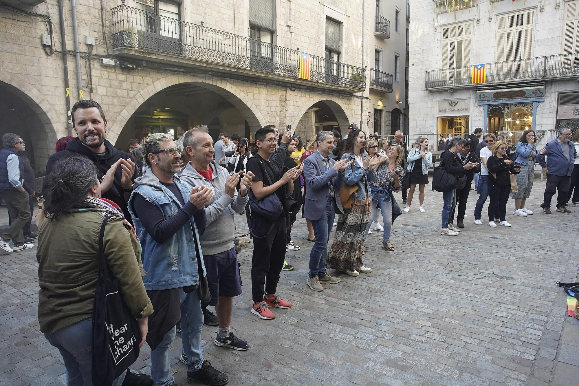 Concentració a Girona pel Dia Internacional contra l’LGTBI-fòbia
