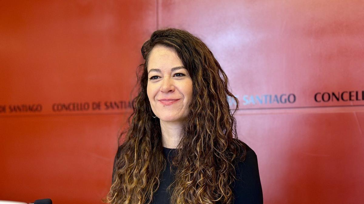 La teniente de alcaldesa de Santiago, María Rozas.