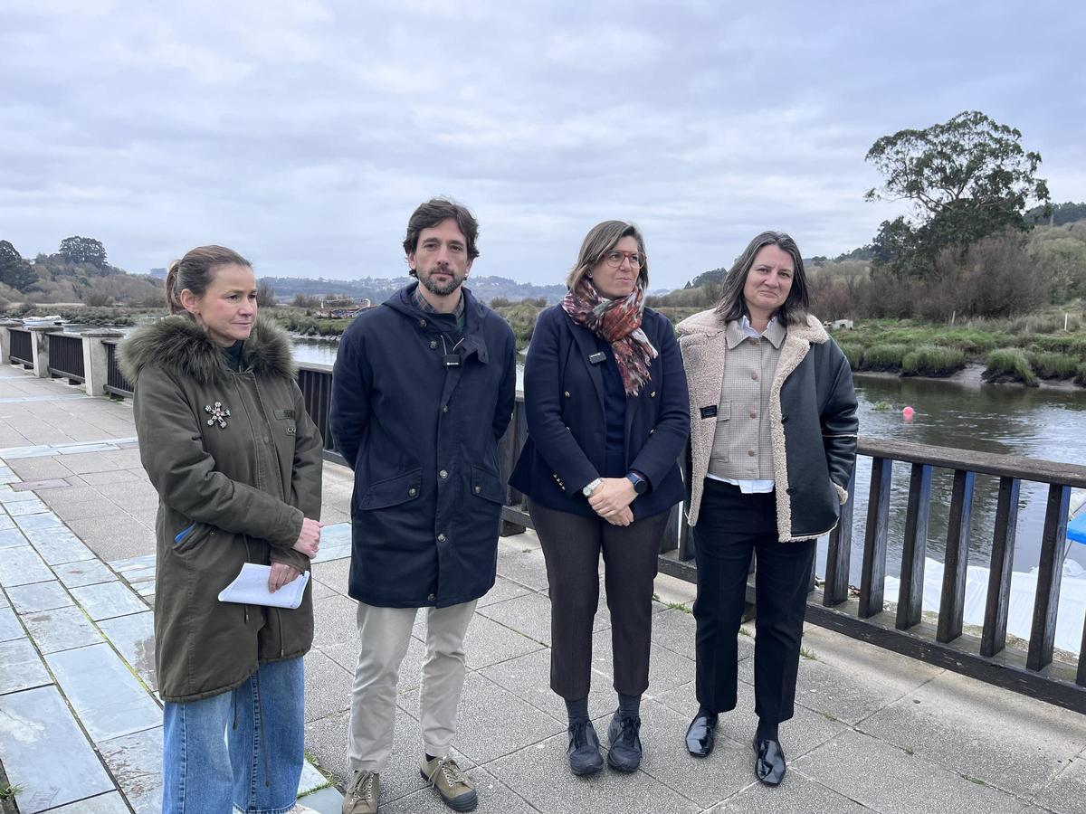 De izq. a dcha., Lorena Solana, Adrián Vázquez, Cecilia Vázquez y María García Costoya.