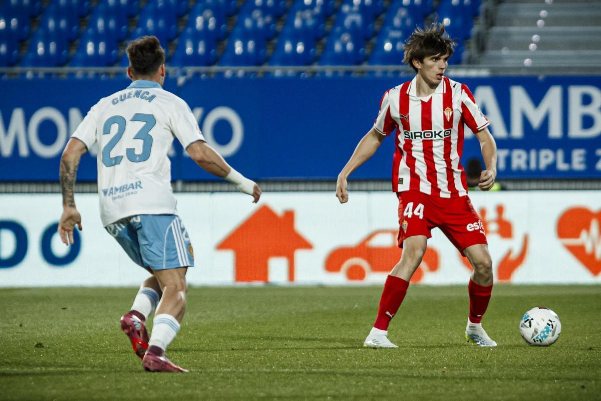 Así fue el partido entre el Sporting y el Zaragoza