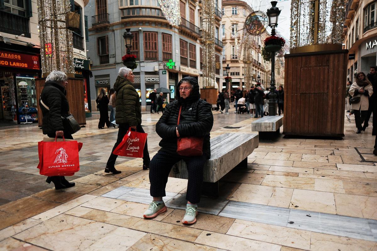 Málaga sufre los efectos del viento y la lluvia durante la alerta naranja