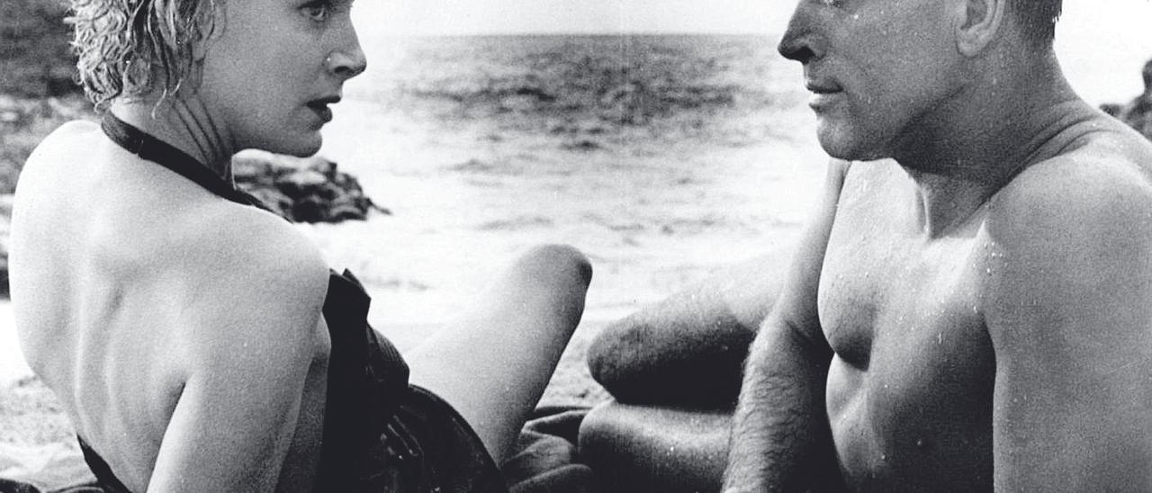 Deborah Kerr y Burt Lancaster en ‘De aquí a la eternidad’, de Fred Zinnemann.