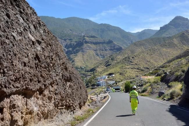 El Cabildo vuelve a cerrar la carretera entre La Aldea y El Risco
