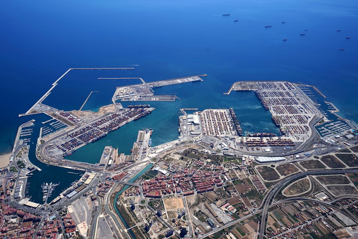 Imagen aérea de PortCastelló.