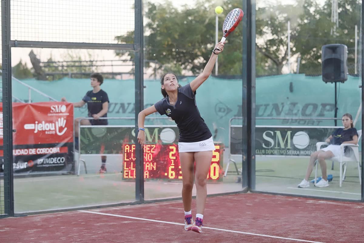 Final femenina de Los Internacionales de pádel de Córdoba