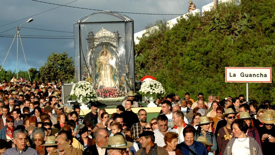 Una edición anterior de La Bajada de la Virgen de La Esperanza