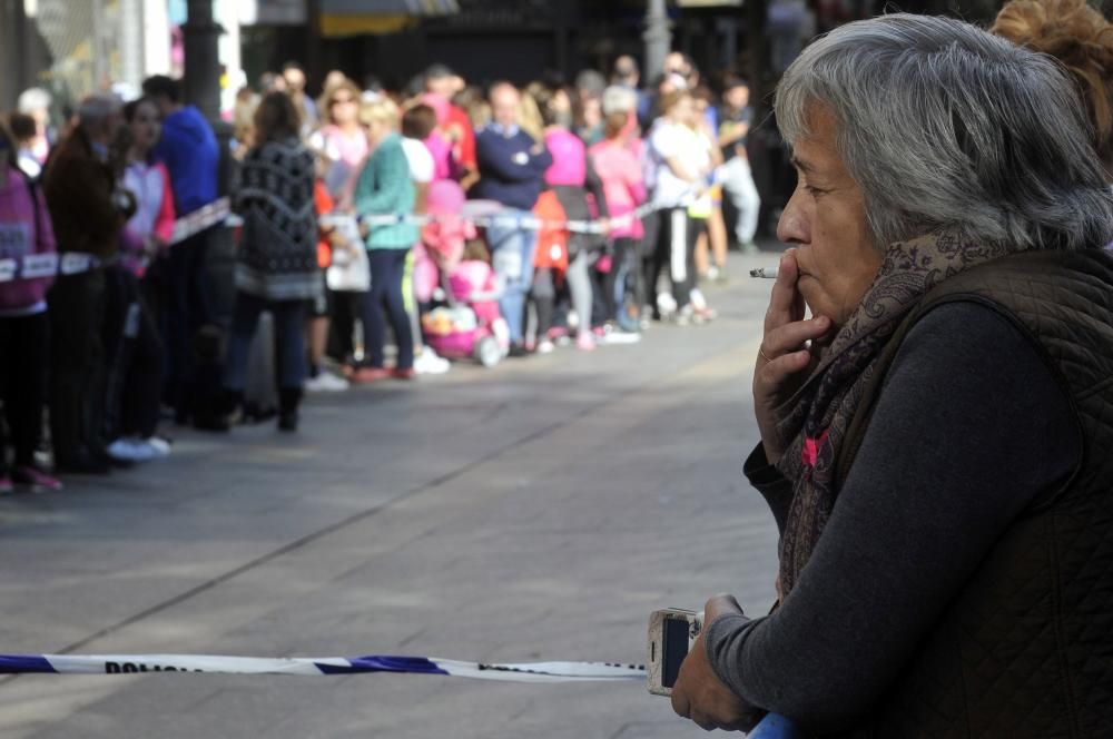 Carrera solidaria contra el cáncer de mama en Mieres