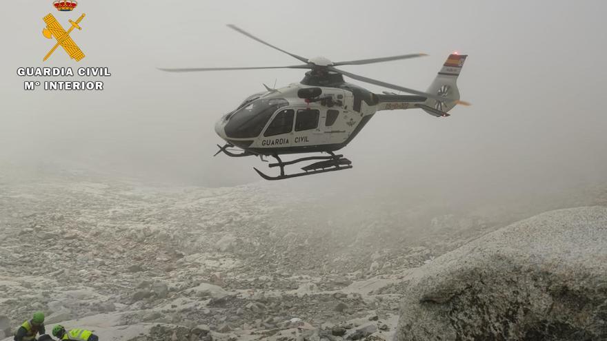 Rescatado un montañero ruso en Benasque que descendía el Collado de Coronas