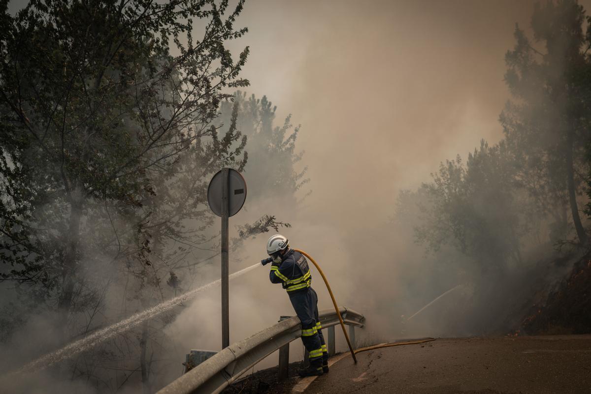 Incendios en Galicia.