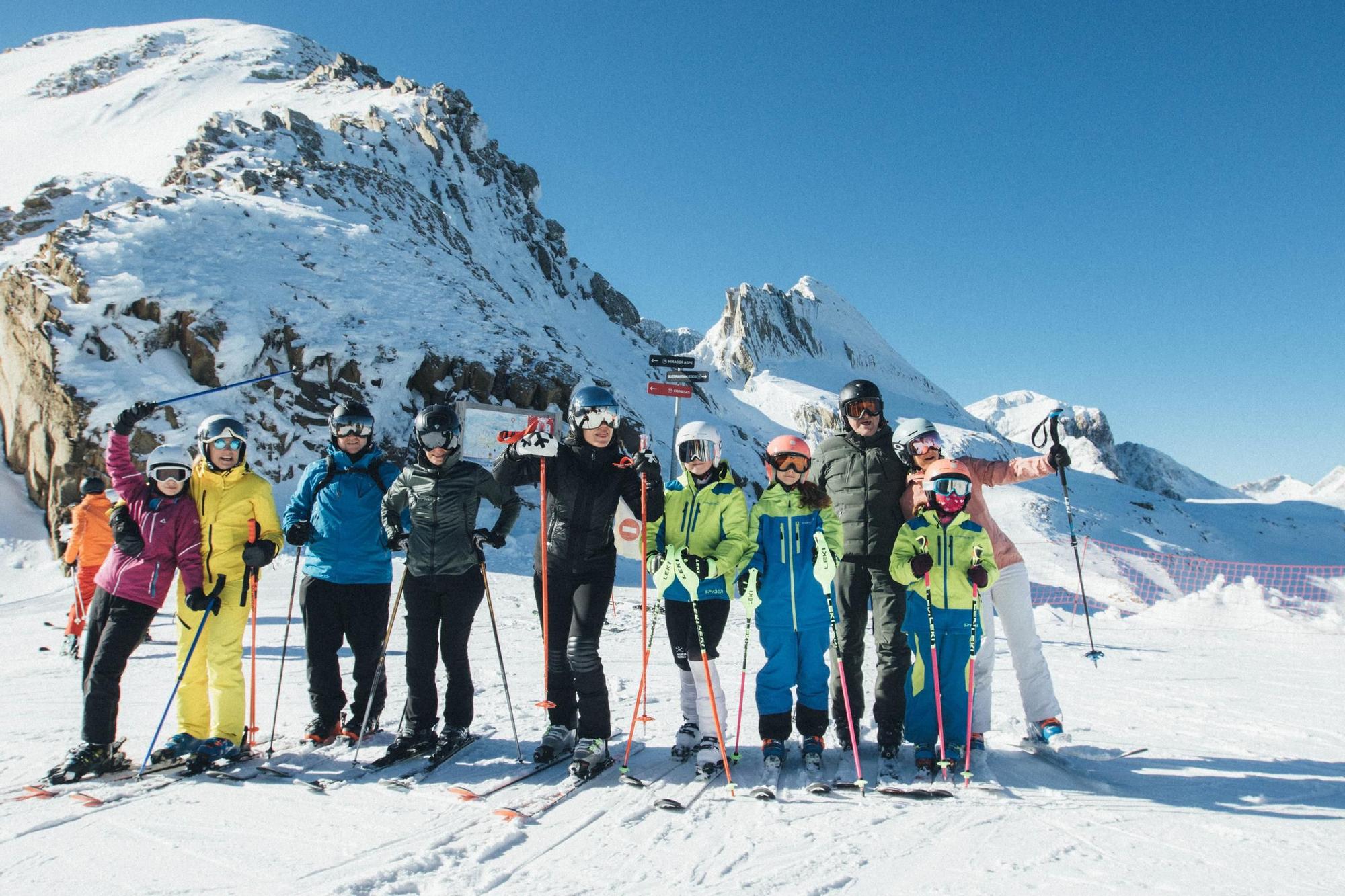 El esquí, una de las alternativas de los aragoneses para arrancar el 2024