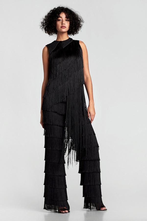 Locos por los flecos: cuerpo de flecos de Zara