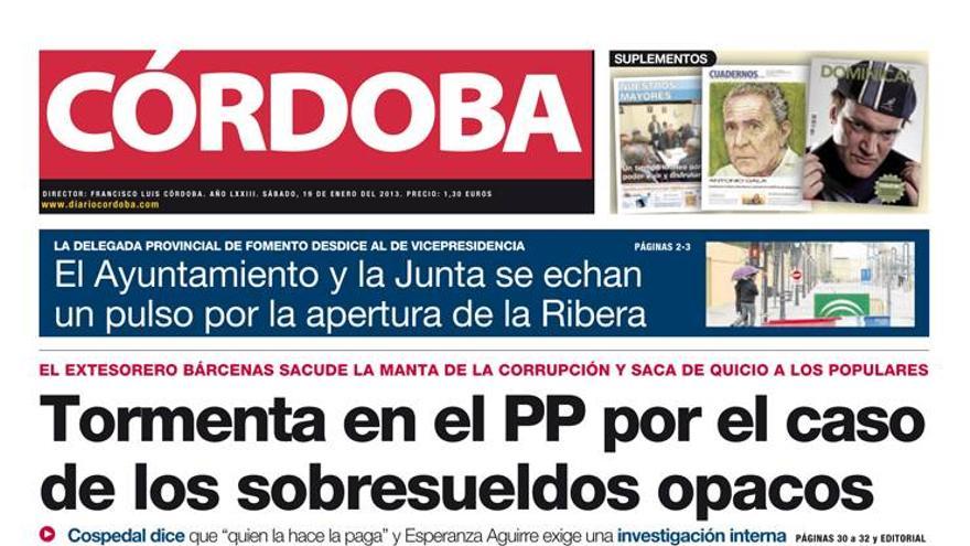 La portada de CÓRDOBA