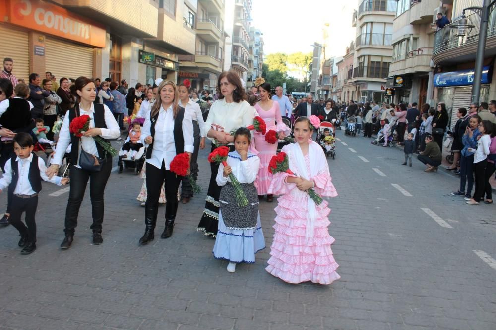 Ofrenda de flores en Jumilla