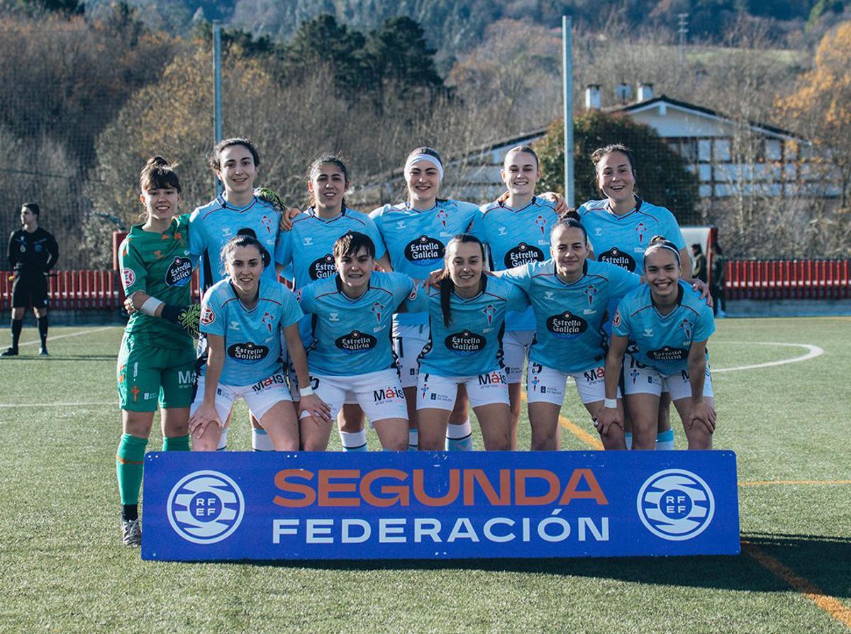 El 11 inicial de As Celtas en Lezama