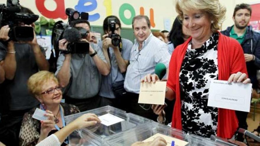 Aguirre: &quot;Sin votos no hay democracia&quot;