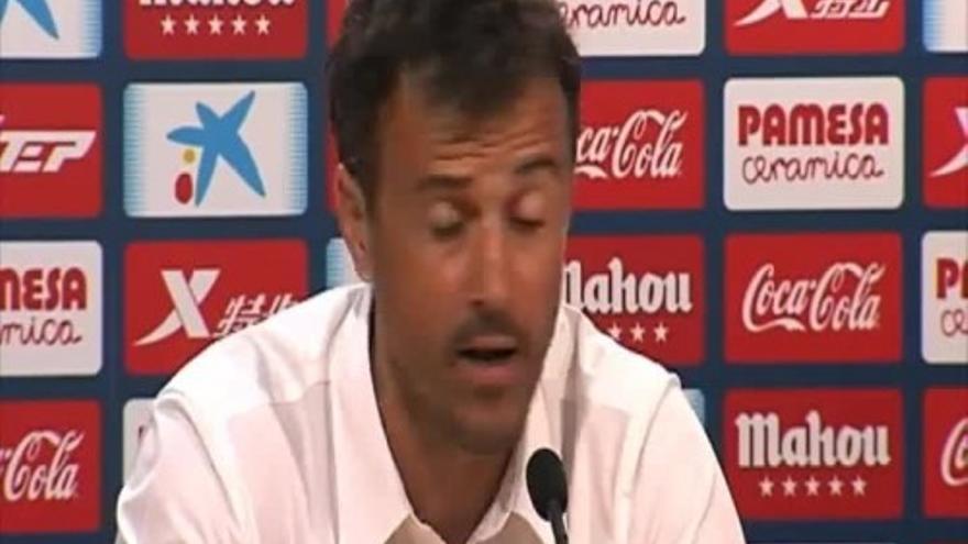 Luis Enrique: “Este resultado refuerza nuestra idea de juego”