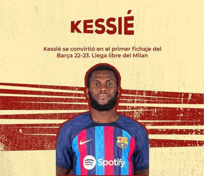 Kessié, segundo fichaje, también a coste cero