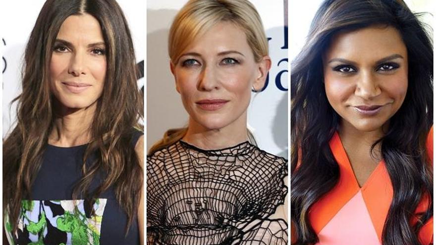 Sandra Bullock, Cate Blanchett y Mindy Kaling