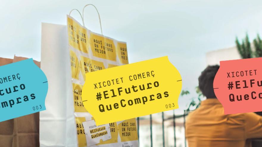 Parte del material que conforma la campaña del comercio