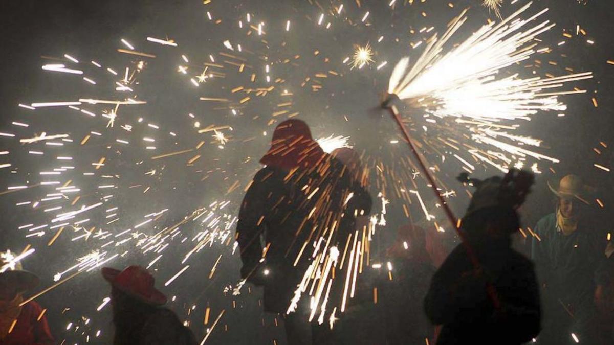 Correfoc infantil a Sant Joan de Vilatorrada, el 2019 | ARXIU/SÍLVIA BELMONT