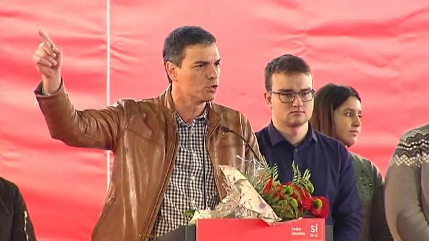 Pedro Sánchez: "No habrá dique que pare el cambio político en el PSOE"