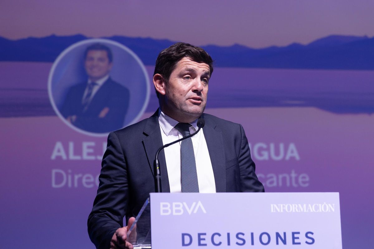 Alejandro Haligua, director de zona de BBVA en Alicante.
