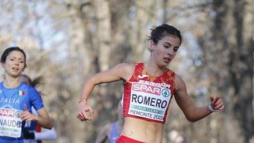 La atleta Andrea Romero, entre las 20 primeras del Campeonato de España de cross