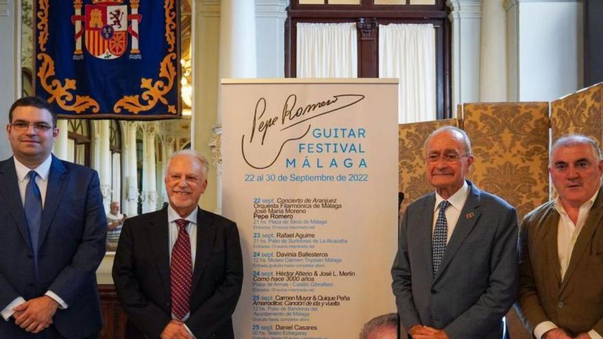 Málaga dedica en septiembre un festival al guitarrista universal Pepe Romero