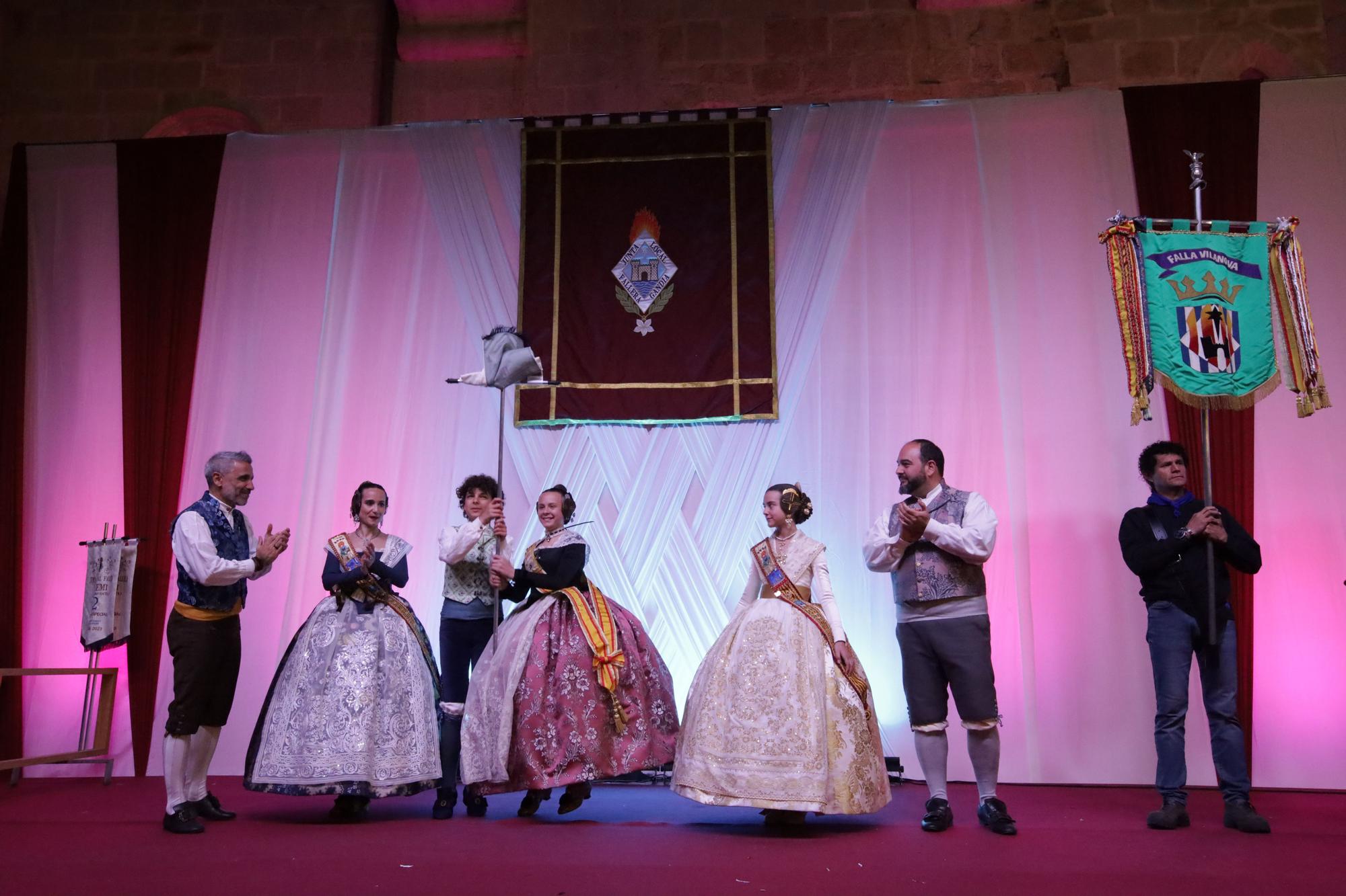 Todas las fotos de la entrega de premios falleros de Gandia