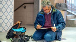 Urban Sketchers llegó a Madrid en 2018 de la mano de Joaquín González, entre otros.