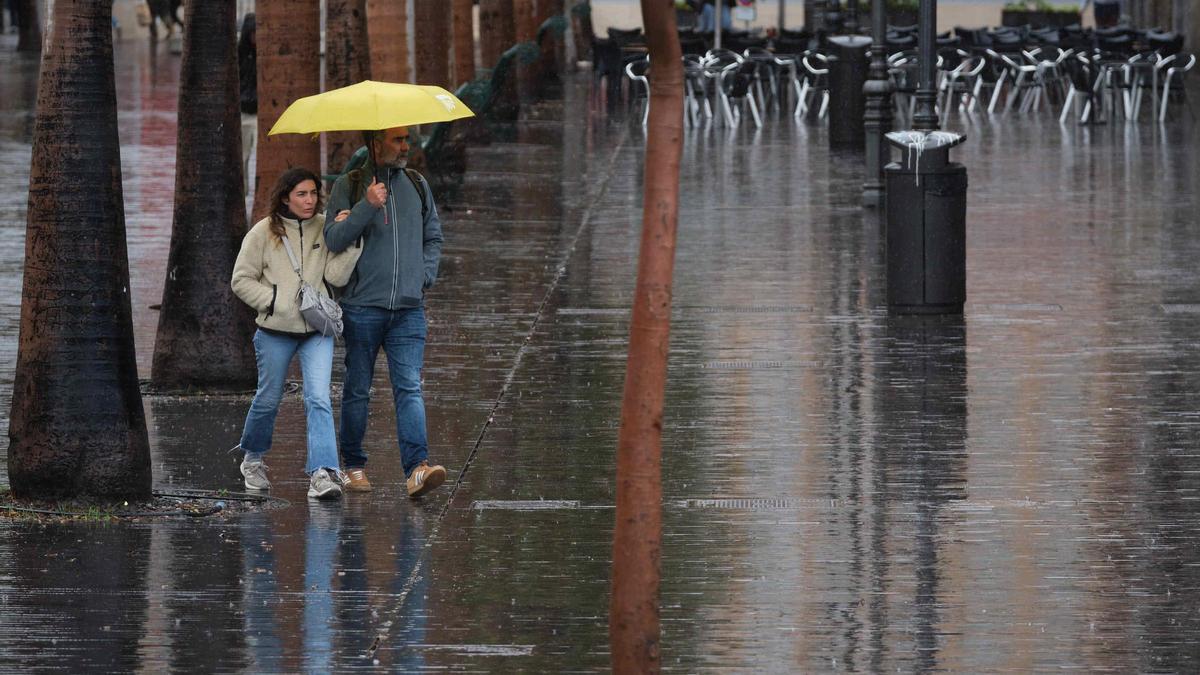 Lluvia, viento y bajada de temperatursa: así estará el tiempo este domingo en Canarias