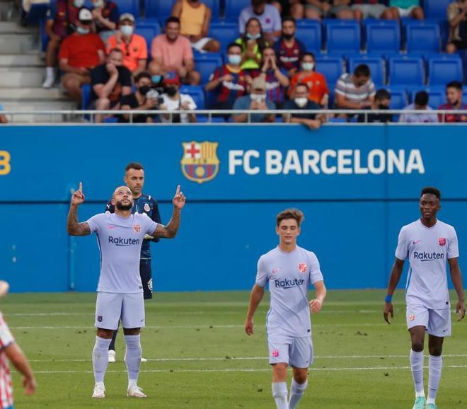 Las mejores imágenes del Barça-Girona: El debut de Depay